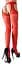 Колготки Cottelli Collection Sex Tights S/M червоний - мініатюра 2