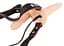 Подвійний страпон Vibrating Double Strap-On 15.7 см тілесний - мініатюра 5