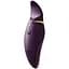 Вібратор 2в1 з язичком Zalo - Hero Twilight Purple, кристал Swarovski - мініатюра 1