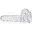 Фалоімітатор Addiction - Clear Dildo With Balls 7 - мініатюра 3