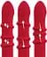 Вібратор-кролик You2Toys Double Bunny 23.7 см (червоний) - мініатюра 13