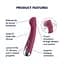 Вибратор с ротацией Satisfyer Spinning G-Spot 1 Red Satisfyer SX0555 99343 - миниатюра 3
