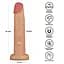 Вібратор Lovetoy Power Basics Cock 10'' 26,2 см (тілесний) - мініатюра 14