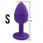 Анальна пробка I’MCUM Crystal Harmony Розмір S 6.7x2.8 см Силіконова Фіолетова (IM-KGS201_S_purp) - мініатюра 6
