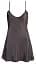 Сорочка Cottelli Collection Lingerie Satin Chemise XXL чорний - мініатюра 4