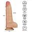 Вібратор Lovetoy Power Basics Cock 9'' 23 см (тілесний) - мініатюра 3