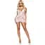 Мини-платье Leg Avenue Strappy Lace mini dress White One size - миниатюра 2