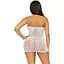 Мини-платье Leg Avenue Rhinestone halter mini dress White One size - миниатюра 2