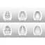 Набор мастурбаторов Tenga Clicker 6 шт. 6,7 см Разноцветный K000014 - миниатюра 2