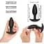 Анальная пробка Dorcel Wavy Plug диаметр 3 см силикон - миниатюра 2