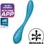 Универсальный вибратор Satisfyer G-Spot Flex 5+ Petrol - миниатюра 2