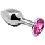 Анальная пробка Alive Mini Metal Butt Plug S 7 см (розовый) - миниатюра 1