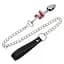 Червона металева анальна пробка з повідцем Art of Sex Metal Anal Plug - 3,3*8,1 см - Анальні іграшки - мініатюра 1