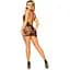 Мини-платье Leg Avenue Strappy Lace mini dress Black One size - миниатюра 4