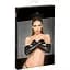 Мітенки Noir Handmade F213 Elastic eco LeaTher fingerless gloves - M - мініатюра 3