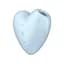 Вакуумний стимулятор клітора з вібрацією Satisfyer Cutie Heart блакитний - мініатюра 2