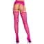 Колготки-панчохи Leg Avenue Heart Garterbelt Stockings One Size Magenta - мініатюра 3
