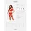 Комплект білизни Obsessive Lacelove cupless 3-pcs set M/L Red, бюстгальтер, стрінги, пояс для панчіх - мініатюра 5