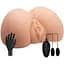 Мастурбатор Вагина и анус с двойной вибрацией Crazy Bull-Judy Vibrating, BM-009095Z-1, Телесный - миниатюра 2