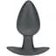 Анальная пробка Ouch! Smooth Anal Plug Metallic M 7.9 см (серый) - миниатюра 1