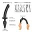 Фаллоимитатор с анальной пробкой Strap-On-Me Switch Plug-In Dildo S 21 см черный - миниатюра 3