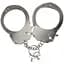 Наручники металлические Adrien Lastic Handcuffs Metallic (полицейские) - миниатюра 1