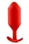 Анальна пробка B-Vibe Snug Plug 6, 16 см (червоний) - мініатюра 3