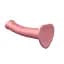 Насадка для страпону Strap-On-Me Mono Density Dildo Rose M одношаровий силікон гнучкий діаметр 3.3 см - мініатюра 2