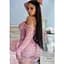 Мини-платье Leg Avenue Heart net mini dress Pink One size - миниатюра 10