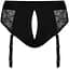 Мереживні труси для страпону з підв'язками для панчох Strap-On-Me DIVA HARNESS - M - мініатюра 4
