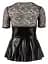 Мини-платье Cottelli Collection Vinyl Lack Wetlook Latex XL черный - миниатюра 5