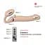 Страпон з вібрацією Strap-On-Me Vibrating Flesh L 19 см тілесний - мініатюра 3