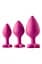 Набор анальных пробок Dream Toys Flirts Pink - миниатюра 3