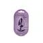 Анальна пробка Ouch! Smooth Anal Plug Metallic L 8.9 см (фіолетовий) - мініатюра 3