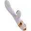 Вібратор-кролик з флогером Lockink Sevanda Whip Vibrating Massage Wand - White & Golden - мініатюра 2