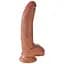 Фаллоимитатор Pipedream Cock 9 Inch With Balls, 23 см (коричневый) - миниатюра 1