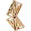Затискачі для сосків з легкої підвіскою Lockink Adjustable Nipple Clamps With Light Pendant - Golden - мініатюра 4
