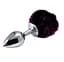 Анальна пробка Pompon Metal Plug Small 13 см (фіолетовий) - мініатюра 1