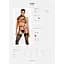 Портупея на груди Obsessive A740 harness Black O/S, штучна шкіра - мініатюра 5