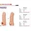 Насадка на член Kokos Nude Sleeve NS 002 L - мініатюра 4