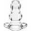 Анальний тонель Perfect Fit Double Tunnel Plug XL 17 см (прозорий) - мініатюра 1