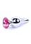 Анальна пробка B-Series HeavyFun Jewellery Silver Plug 9.5 см (рожевий) - мініатюра 11