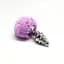 Анальна пробка Alive Anal Pleasure Metal Anal Fluffy Twist Plug L 9 см (бузковий) - мініатюра 3