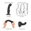 Насадка для страпону Strap-On-Me Dildo Plug P&G Black S - мініатюра 3