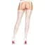 Панчохи Leg Avenue Daisy Dot Fishnet Stockings One Size White - мініатюра 3