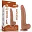 Фалоімітатор Lovetoy Sliding-Skin Dual Layer Dong 8.5'' 20 см (коричневий) - мініатюра 13