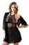 Комплект Cottelli Collection Lingerie Chemise Set L чорний - мініатюра 5