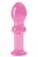 Анальна пробка Love Toy Glass Romance 4.5" 11.5 см (рожевий) - мініатюра 1