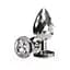 Анальна пробка Anal Play Disco Diamond Plug Large 9.7 см (сріблястий) - мініатюра 1