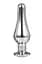 Dt21825 анальна пробка конічної форми Dream Toys Gleaming Love Silver Pleasure Plug L - мініатюра 1